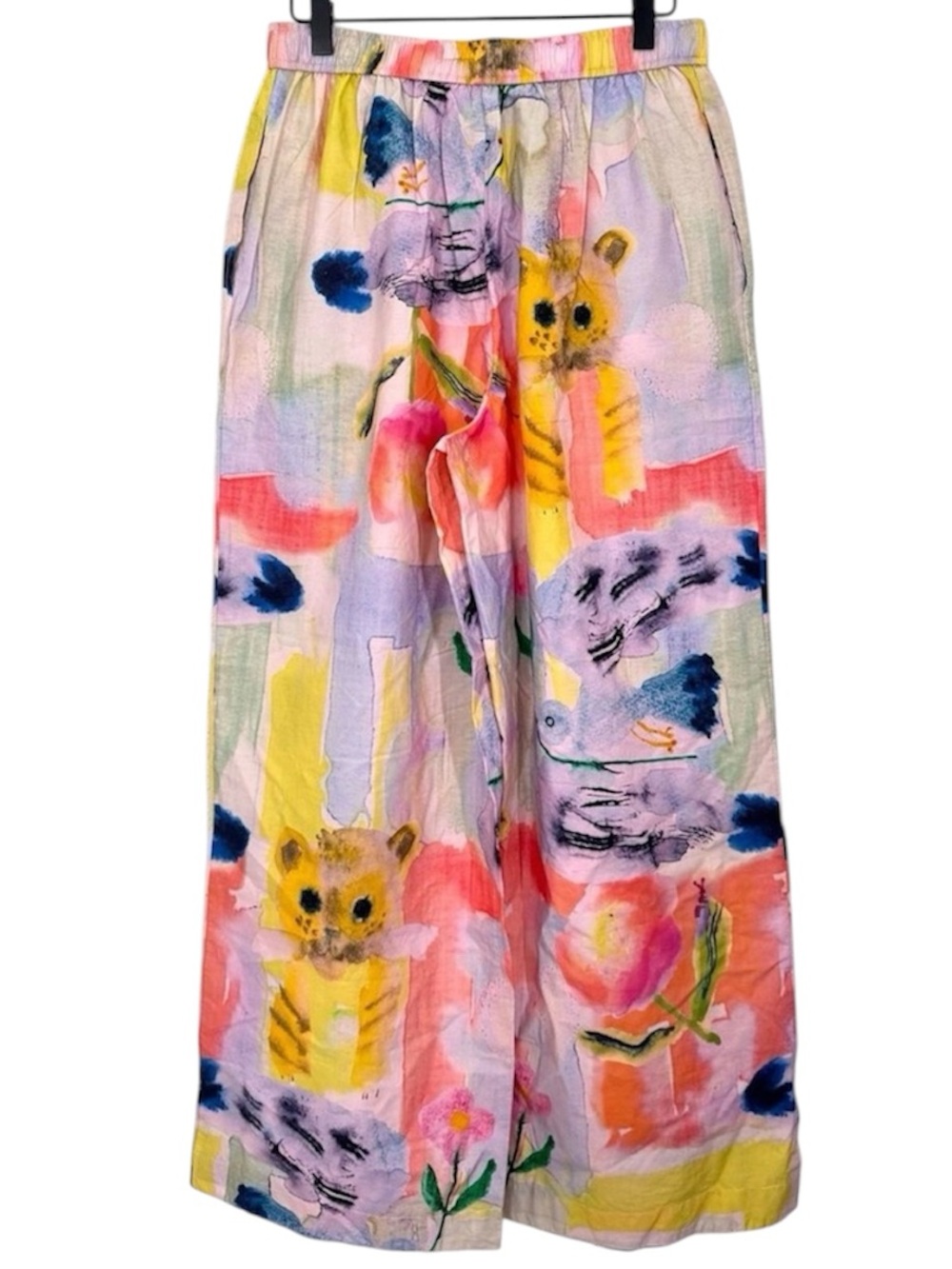 Anthropologie Lyre Bird x Yumi Kimura Wren Wide Leg PJ Bottoms - Picture 6 of 8
